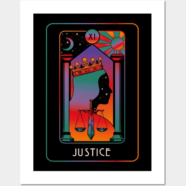 Justice Wall Art by Inktally